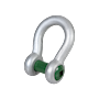 G-4169 Green Pin Bow Shackles Product Render 2